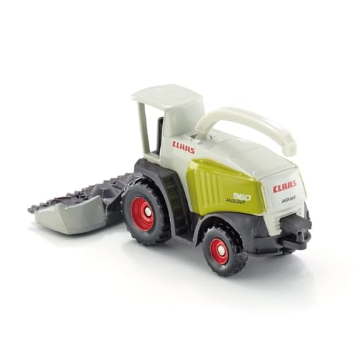 siku 1418, Claas Maishäcksler, Metall/Kunststoff, Weiß/Grün, Schwenkbares Auswurfrohr