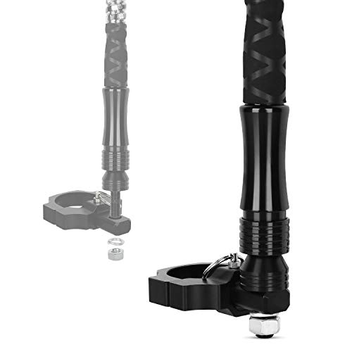 Mounting Bracket for LED Whip Lights, AAIWA LED Light Whip Antenna Mount Bracket for UTV ATV - Fits 1.8" to 1.9" Rollbar Cage
