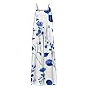 Womens Jumpsuits Adjustable Straps Cotton Linen Ro... #2