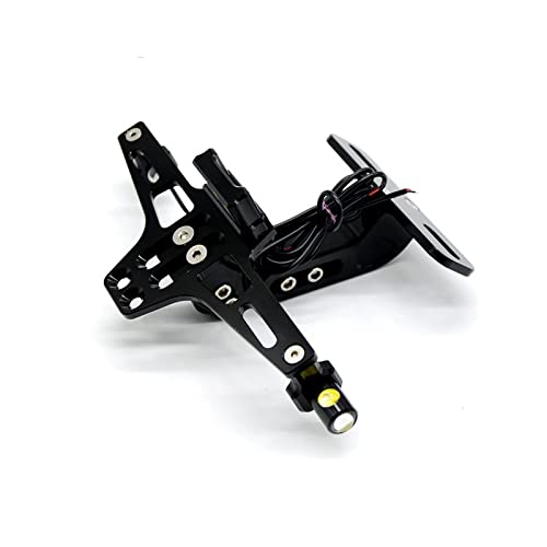 Support de plaque d'immatriculation moto pour Yamaha YZF-R1 R3 R6 FZ1 FZ6 FZ8 XJ6 noir 100x10cm