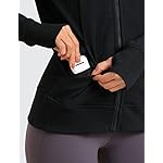 CRZ YOGA Women's Full Zip Hooded Sweatshirts Workout Sweat Jackets Slim Fit Running Track Hoodies with Thumbholes - Image 4