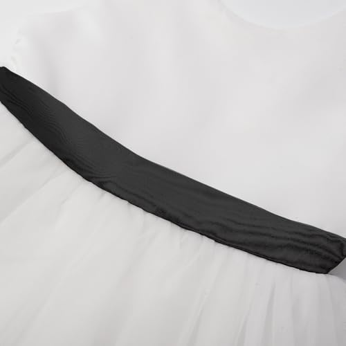 Image of JerrisApparel Flower Girls Dress Wedding Satin Dresses Princess Birthday Party Prom Ball Gown