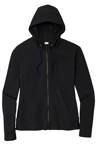 SPORT-TEK Women's PosiCharge Tri-Blend Wicking Fleece Full Zip Hooded Jacket