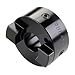 Ruland MOST25-6-A Oldham Coupling Hub, Set Screw Style, Black Anodized Aluminum, 6mm Bore, 25.4mm OD, 28.6mm Length
