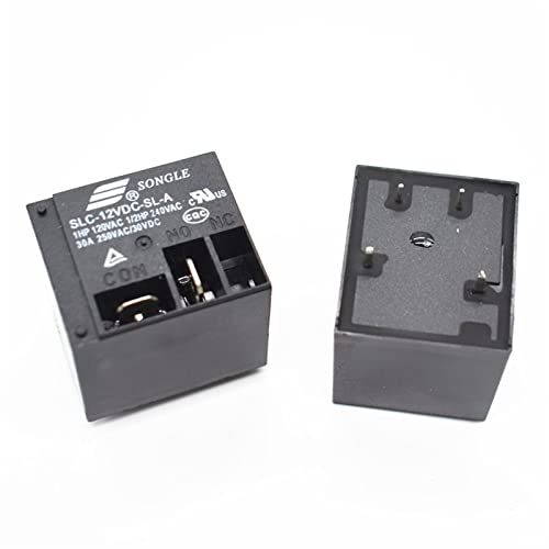 Relé de potencia SLC-12VDC-SL-A 12V 30A T91 HF2100 de 4 pines normalmente abierto 3