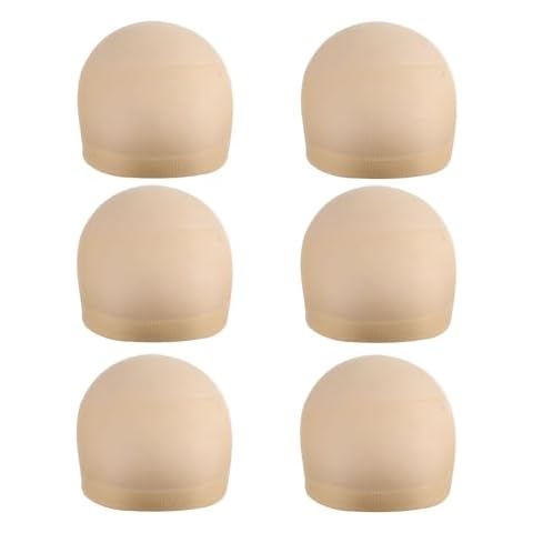 YANTAISIYU Nylon Breathable Wig Caps - 6 Pack Cover