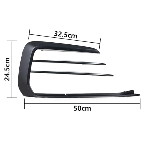 Cubierta de luz antiniebla delantera compatible con VW Golf 7.5 GTI 2019 2
