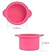 Silicone Wax Warmer Liner, Silicone Wax Bowl for Wax Warmer,Non-Stick Wax Melt Warmer Wax Pot Replacement, Reusable Wax Melt Liner,(pink, small)