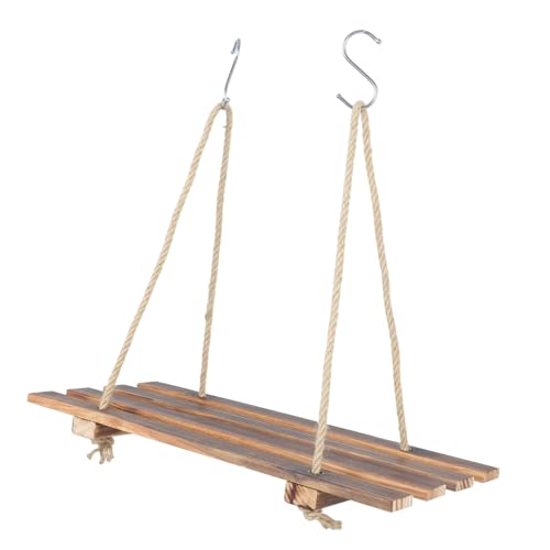 BESTonZON Supporto Per Fiori Da Appendere Alla Parete Le Piante Stanno Al Coperto Mensole Sospese Ripiano Sospeso Supporto Impianto Sospeso Rack Per Vaso Porta Piante Caffè Corda Di