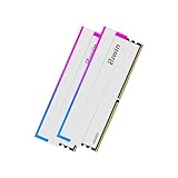 Biwin DW100 DDR5 6000MT/s (PC5-48000) デスクトップPC用メモリ 32GB（16GB×2枚） CL30 RGBライティング Intel XPM 3.0/AMD EXPO両対応 メモリキット ホワイト