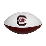 Logo Brands NCAA South Carolina Fighting Gamecocks Autograph Football, Official Size, Brown