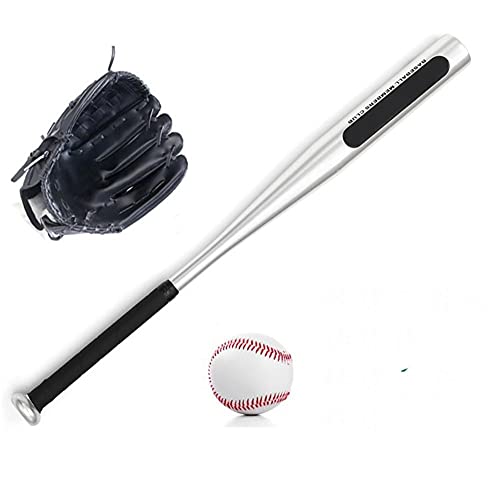 YGLONG Guante De BéIsbol Juguetes portátiles de Tres Piezas de béisbol de Softball con Bolas + Bate + Guante para niños Que Llevan el Bolso de los niños incluidos Guantes De BéIsbol (Color : Black)