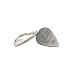 HIUYOO Trousseau Fille Médiator Gravé I Pick You Always & Forever Porte-Clés en Acier Inoxydable Argent