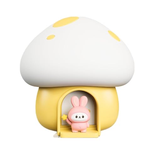 Lámpara de Noche Silicona Suave Infantil Táctil Amarilla miniatura 1