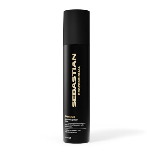 Sebastian Professional Dark Oil Silkening Fragrant Mist | Dry Conditioner | Infused with Jojoba Oil and Argan Oil | 4.5 fl oz | Packaging May Vary