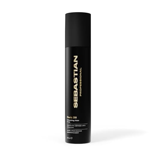 Sebastian Professional Dark Oil Silkening Fragrant Mist, Infused with Jojoba Oil and Argan Oil, 4.5 fl oz