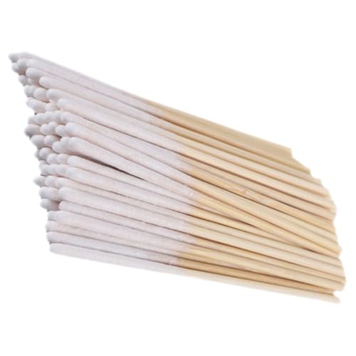 HAPINARY Fine Texture Makeup Applicator Sticks 60 Pack Cotton Swabs for Eyelash Extension Makeup Removal Beauty Routine Portable Beauty Accessory