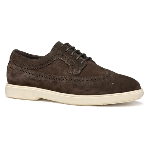 Geox U SPHERICA EC17 E, Oxford Hombre, Dark Brown, 43 EU