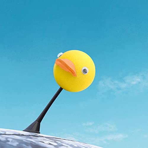 Ygmoner Yellow Duck Car Antenna Topper - Antenna Ball (Duck) #TOP1
