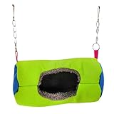 B Blesiya Hängematte Winter Warme Kuschelhöhle Kuschelbett für Kleintiere Hamster Ratten Eichhörnchen Frettchen Meerschweinchen - L