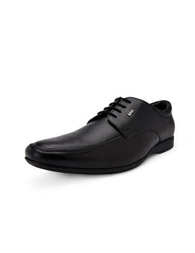 Image of Lee Cooper Men's LC9000E Leather Derby Formal Shoes | Lightweight, Comfortable & Stylish Lace-Up for Office, Business