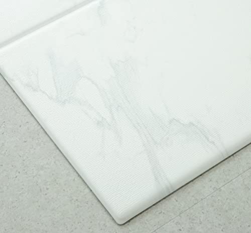 180Cm(L) X 70Cm(W) X 6Mm Foldable Reversible Yoga Mat Floor Fitness Exercise Pilates Workout Non-Slip Matble Design #TOP2