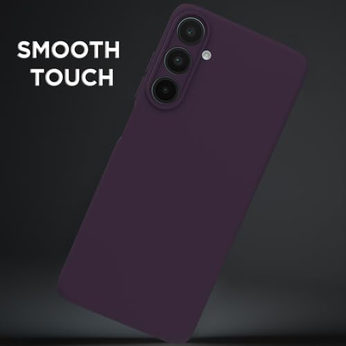 Image of Outlouders Back Cover for Samsung Galaxy M17 5G / A17 5G / F17 5G | Camera Protection | Durable Soft Matte Silicone Bumper Case (Purple)