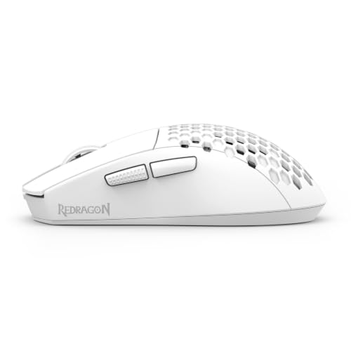 Image of Redragon M725 Honeycomb Shell Gaming Mouse Wireless Lightweight 49g -White