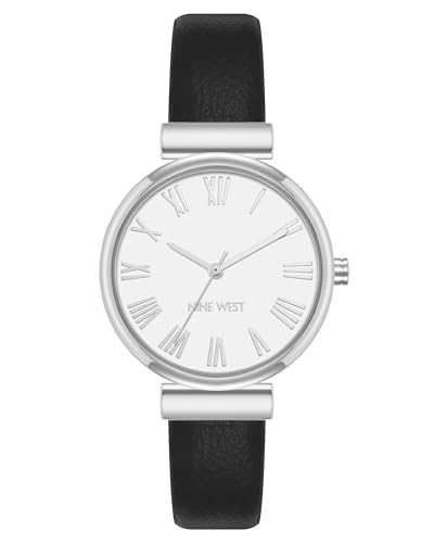 Nine West Women's Strap Watch NW/3165SVBK