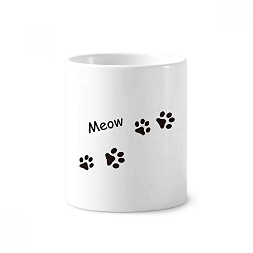 Tasse blanche chat cadeau original en céramique de 350ml pour amoureux des animaux
