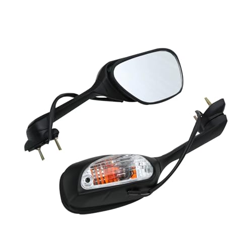 Espejos con señal de giro para moto Suzuki GSXR de 2005 a 2025 con visión clara