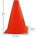 Anenog Soccer Cones for Training 24PCS 7 Inch Plastic Traffic Cones​​ Sport Agility Training Markers for Soccer/Skating/Football/Basketball Indoor&Outdoor Use(Orange 24 Pack)