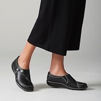 Clarks Women's Ashland Lane Q Slip-on Loafer, Black, 6 M US — image 2