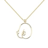 UJIMS 胸のおっぱいにインスパイアされたギフトおっぱいネックレスおっぱい愛好家へのギフト、女性へのフェミニストギフト、おっぱいブービーギフト, 1, ステンレス鋼, ラインストーン