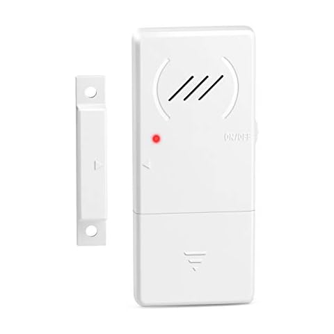 WSDCAM Refrigerator Alarm When Opened 60 Seconds Time Delay, 90dB Loud, Ultra-Slim Wireless Fridge Alarm Door Open Alarm, Freezer Door Alarm with Delay… Cover