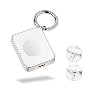 AORRIKI 2 in 1 for Apple Watch用 充電器 USB-C/ライトニングケーブルとの併用が必要 アップルウォッチ 充電器 watchOSのアップデートに自動対応 デュアルポート搭載 急速チャージ 持ち運び便利 Apple Watch Series 10/9/8/7/6/5/Ultra/SE 全シリーズに対応 (スターライト)