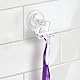 iDesign 51220EU Power Lock Rasiererhalter für Dusche, Spiegel - Durchsichtig Plastik 3,81 x 10,16 x 16,00 cm