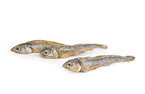 Kaureks Natur Hundeleckerlies, Sprotten Trockenfisch Für Hunde 1000g, Omega 3 Fettsäuren, Hundesnack, Hundefutter, Kauartikel