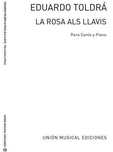 Toldra La Rosa Als Llavis - Voice - Book
