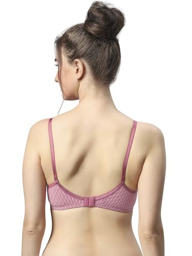 Image of Sonari Maggi Womens Lightly Padded Polyester T Shirt Bra | Wire Free, Lightly Padded Cups, Medium Coverage, Detachable Straps, U Back Design | Hook and Eye Closure, Essential Everyday Bra