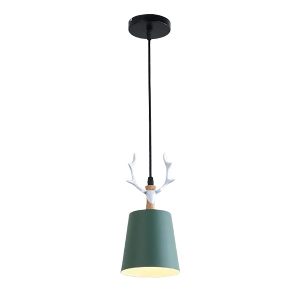 STVDEDG Bedroom Atmosphere Chandeliers Antlers Accessories Pendant Light E27 Source Single Head Hanging Lamp Porch and Aisle Decoration Lighting Fixtures for Kitchen Island,Foyer,Entryway,Hallway