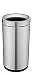 YQWY Cubo de Basura, Acero Inoxidable sin Tapa, Cesta Superior Abierta, Cubo de Basura, Dormitorio, Sala de Estar, Cocina, Oficina, Hotel, Bote de basura-20L
