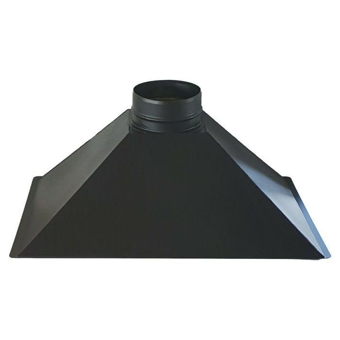 Campana para barbacoa de horno, 150 x 70 x 40 cm, salida de humos de 25 cm de diámetro