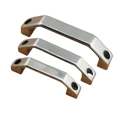 Image of 1PC Heavy Duty Handles Solid 304 Stainless Steel Drawer Cabinet pulls knob Bows Door Window Toolbox Handle Hardware (The Distance Between Two Holes 120mm,1PC)