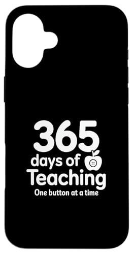365 Days Of Teaching One Button At A Time ���t �搶 �w�Z �X�}�z�P�[�X iPhone 16 Plus �p