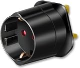 reiseadapter uk Lieferumfang: 1 x Reiseadapter für die Steckdose in der Farbe schwarz - in bester Qualität von brennenstuhl