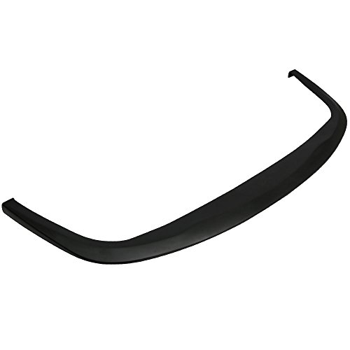 Universal Front Lip, CS Style Unpainted Black Polyurethane (PU) Spoiler Splitter Valance Chin Bodykit by IKON MOTORSPORTS - Image 3