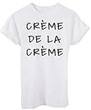 image t-shirt creme de la creme - divertente - donna-l-bianca