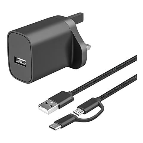 Type C 5V3A 15W Power Charger Compatible with Fire HD 10 9th Gen Tablet, Compatible with Kindle Fire HD 6 7 8.9 9.7, Compatible with Fire 7 HD 8 10 Tablet Cover