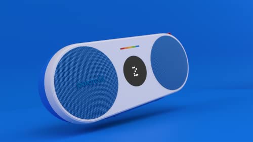 Polaroid P2 – Enceinte Bluetooth sans Fil Rechargeable avec IPX5 et Double jumelage stéréo - Bleu